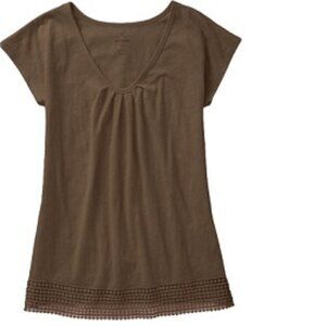 OLD NAVY Crochet V-neck Tee NEW
